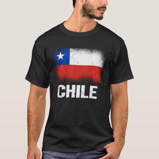 Chilean Flag Chile T-shirt (Voorkant)