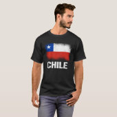 Chilean Flag Chile T-shirt (Voorkant volledig)