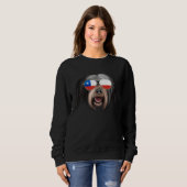 Chilean Flag Tibetan Terrier Dog Chile Pocket Trui (Voorkant volledig)