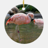 Chilean Flamingo Keramisch Ornament (Achterkant)