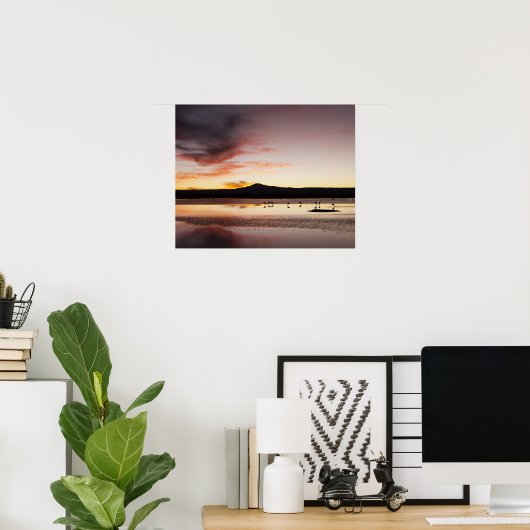 Chilean Flamingo Poster (Thuiskantoor)