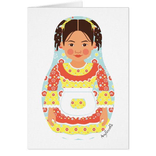 Chilean Matryoshka Kaart (Voorkant)