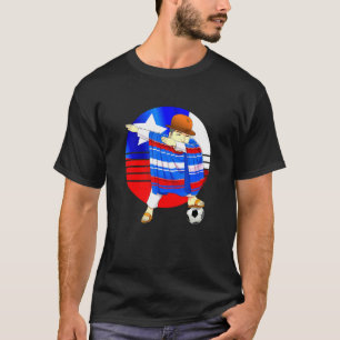Chileens Football Dabbing Soccer Guy Chili T-shirt