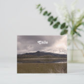 Chileense bergen briefkaart (Staand voorkant)