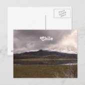 Chileense bergen briefkaart (Voorkant / Achterkant)