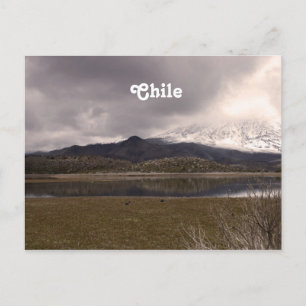 Chileense bergen briefkaart