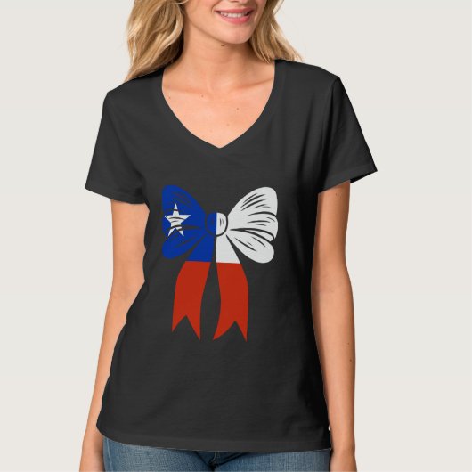 Chileense Coquette Bow Schattige sierlijk lint Chi T-shirt (Voorkant)