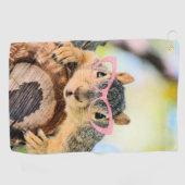 Chileense eekhoorn golfhanddoek (Horizontaal)