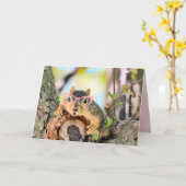 Chileense eekhoorn kaart (Gele Bloem)