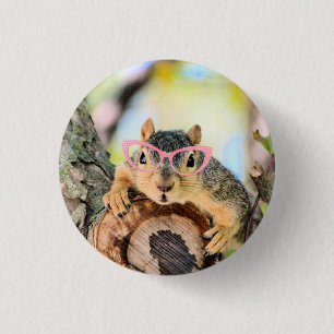Chileense eekhoorn ronde button 3,2 cm