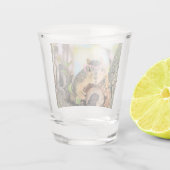 Chileense eekhoorn shot glas (Achterkant)