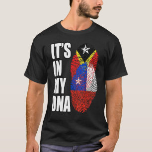 Chileense en Timorese Mix DNA-vlag T-shirt