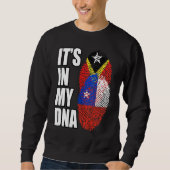 Chileense en Timorese Mix DNA-vlag Trui (Voorkant)
