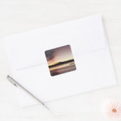 Chileense Flamingo Vierkante Sticker (Envelop)
