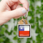 Chileense gepolijst sleutelhanger (Hand)