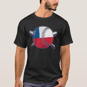 Chileense honkbal sport chili honkbal team t-shirt