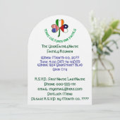 Chileense Ierse VS Shamrock Family Reunion Kaart (Staand voorkant)