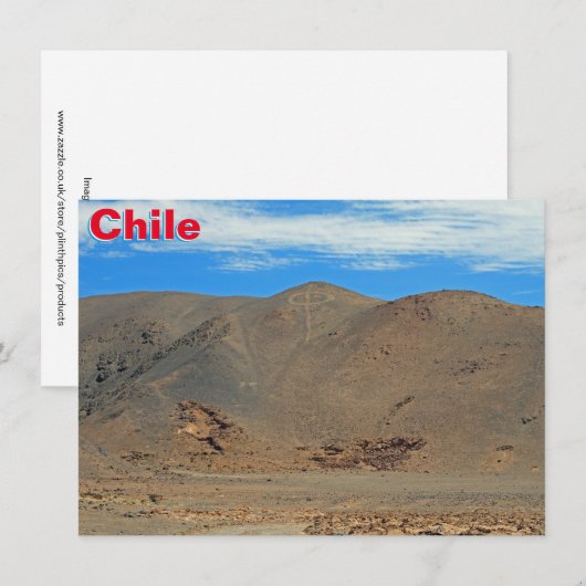 Chileense kaart (Voorkant / Achterkant)