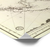 Chileense kaart poster (Hoek)