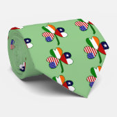 Chileense Klaverblad Vlag Stropdas (Opgerold)