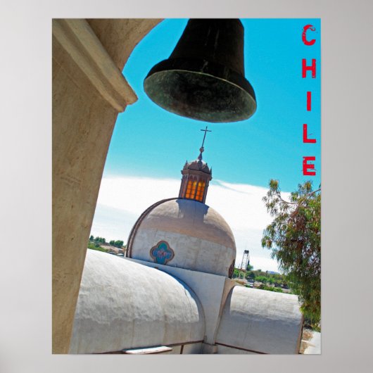 Chileense klokkentorenposter poster (Voorkant)