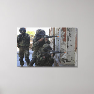 Chileense mariniers canvas afdruk