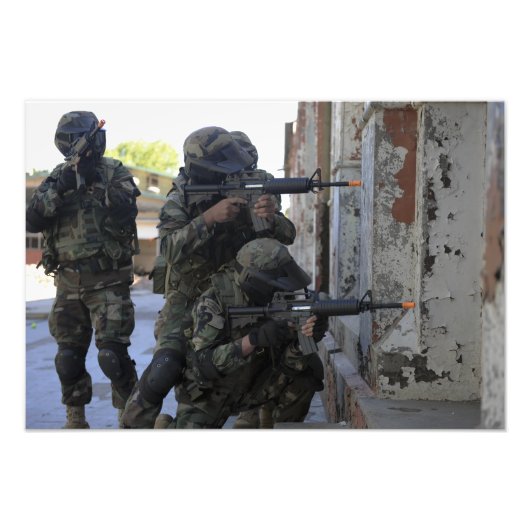 Chileense mariniers foto afdruk (Voorkant)