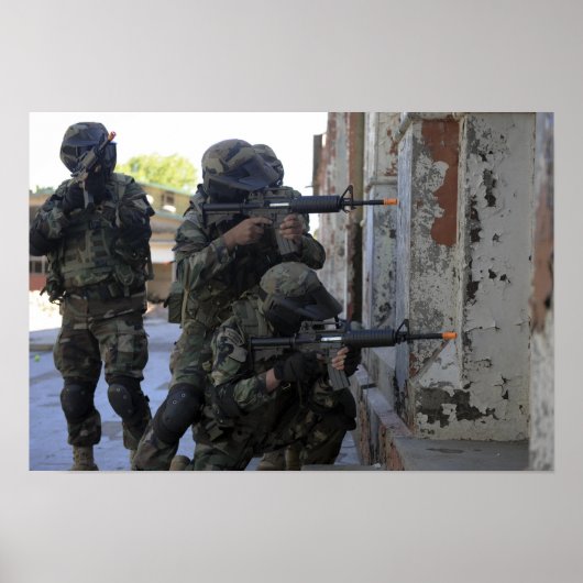 Chileense mariniers poster (Voorkant)