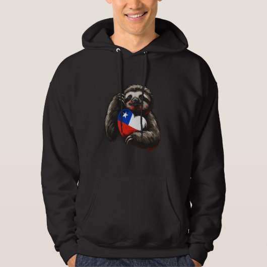 Chileense Pride Chileense roots Chileense vlag Chi Hoodie (Voorkant)