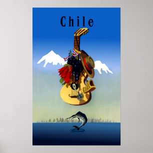 Chileense reisposter poster