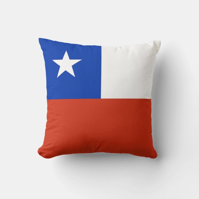 Chileense vlag Amerikaanse MoJo Pillow Kussen (Voorkant)