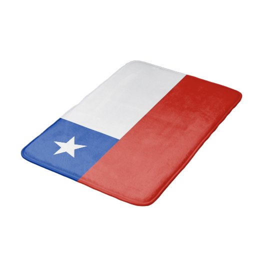 Chileense vlag badmat (Gekanteld)