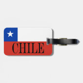Chileense vlag bagagelabel (Achterkant horizontaal)