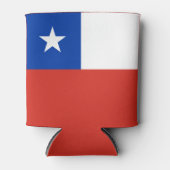 Chileense vlag blikjeskoeler (Voorkant)