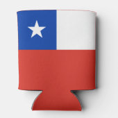 Chileense vlag blikjeskoeler (Achterkant)