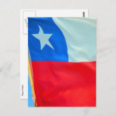 chileense vlag briefkaart (Voorkant / Achterkant)