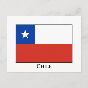 Chileense vlag briefkaart