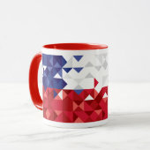 Chileense vlag, Chileense Mok voor kleuren (Voorkant links)