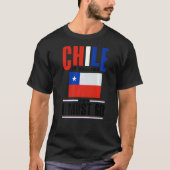 Chileense vlag Chili noemt het land en ik Mu T-shirt (Voorkant)
