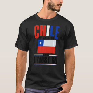 Chileense vlag Chili noemt het land en ik Mu T-shirt