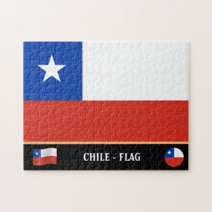 Chileense vlag en Chileense land / Chili Legpuzzel