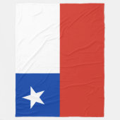 Chileense vlag fleece deken (Voorkant)