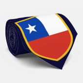 Chileense vlag Gepersonaliseerd Stropdas (Opgerold)