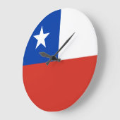 Chileense vlag grote klok (Hoek)