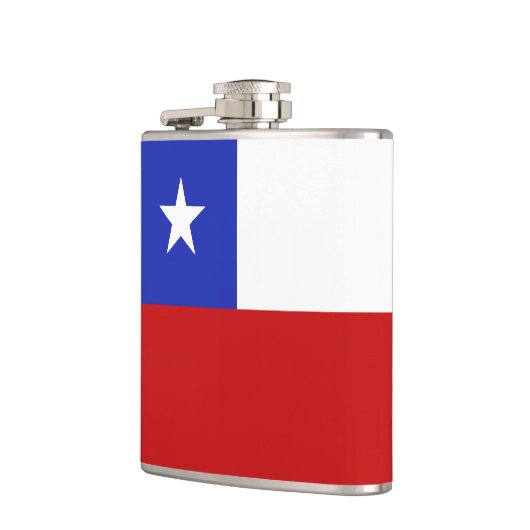 Chileense vlag heupfles (Links)