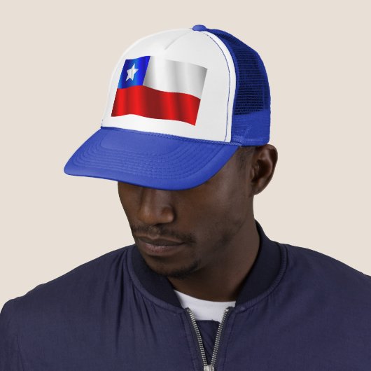 Chileense vlag hoed trucker pet (In situ)