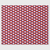 Chileense vlag Honeycomb - Verpakkingspapier Cadeaupapier (Vlak)