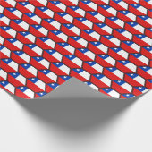 Chileense vlag Honeycomb - Verpakkingspapier Cadeaupapier (Hoek)