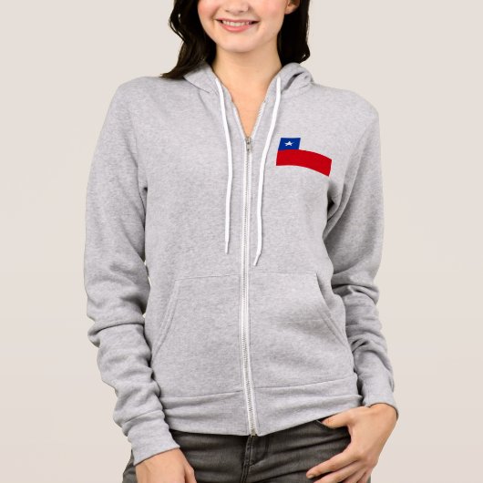 Chileense vlag hoodie (Voorkant)