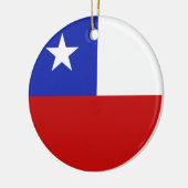 Chileense vlag keramisch ornament (Links)